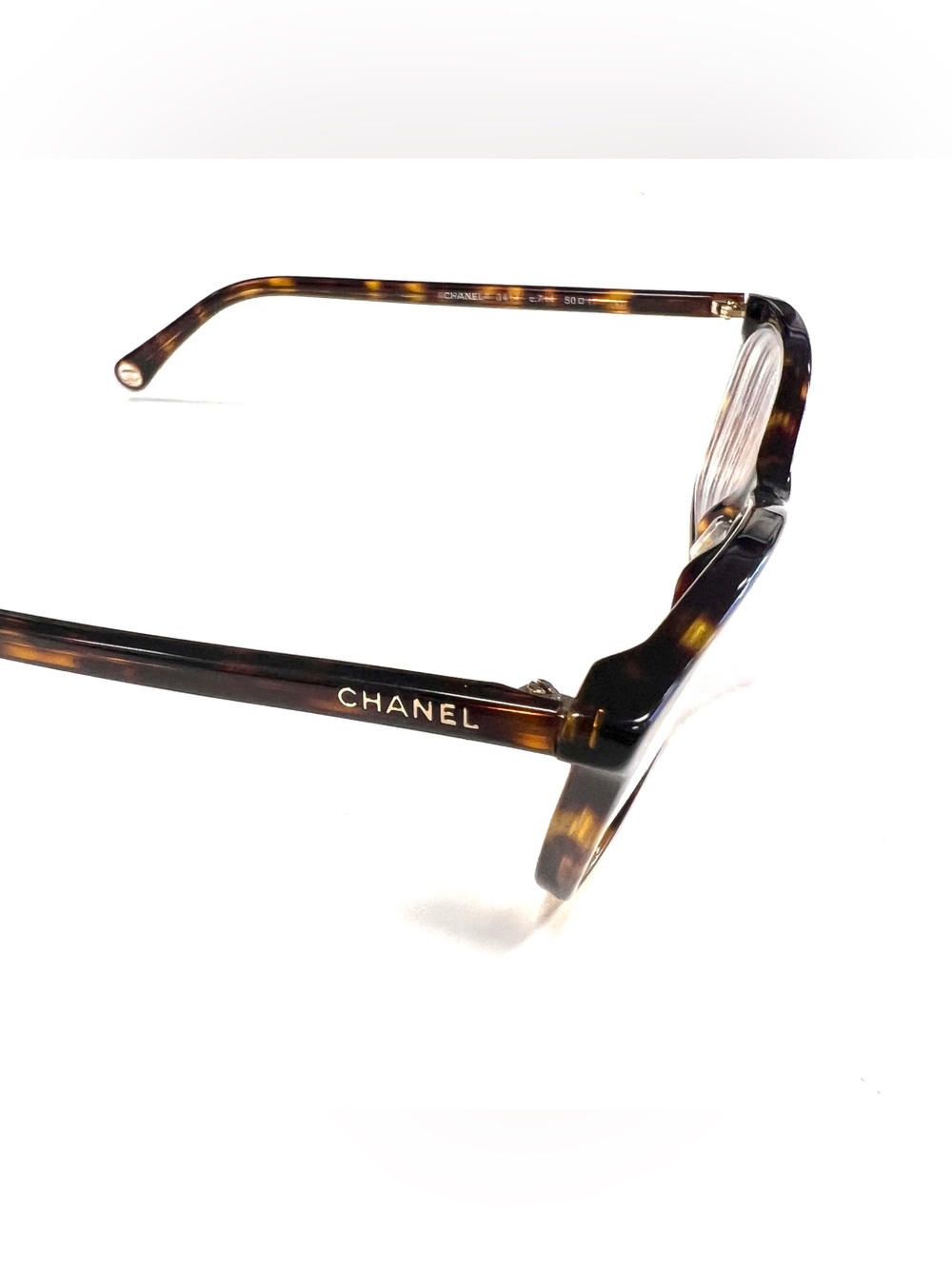 Chanel CH3414 c.714 Dark Havana Eyeglasses Frame 50-17-140 Italy - Picture 3 of 11